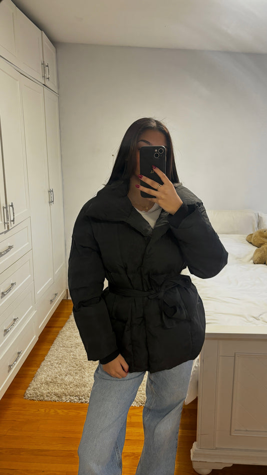 Manteau Cintré Noir